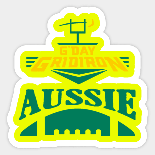 Gday Gridiron meets Aussie NFL Fantasy Sticker by Aussie NFL Fantasy Show